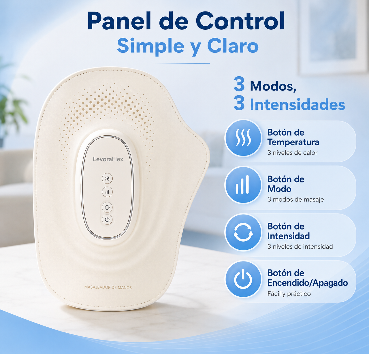 LevoraFlex™ Masajeador de Manos Profesional